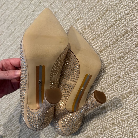 Like new! Sam Edelman Antonia Sesame Glitz Pointed Toe Slip On Fashion Pumps - Picture 10 of 10